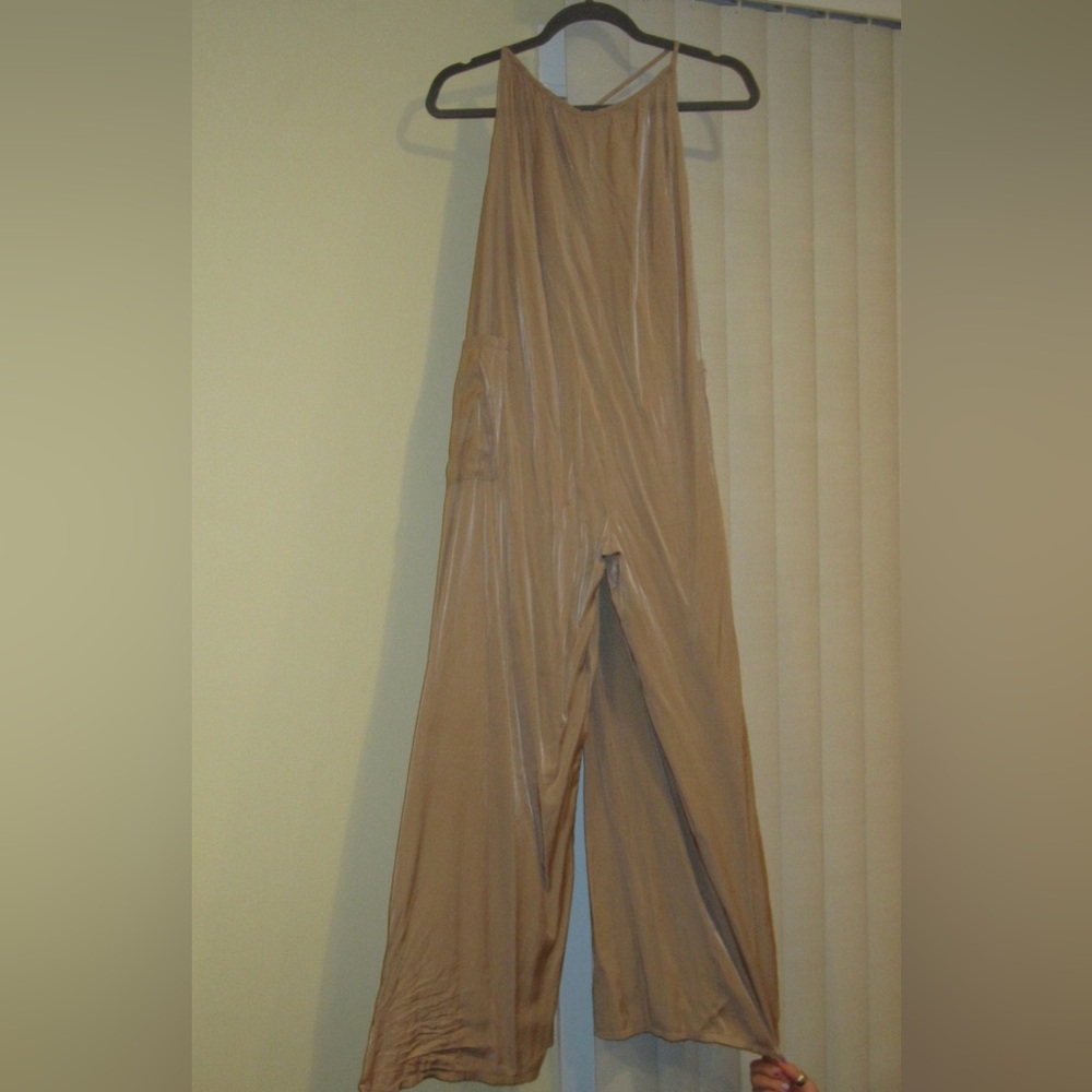 Beige/Tan silky Jumper